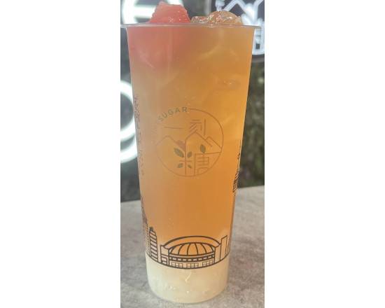 Honey Grapefruit Green Tea with Jelly 蜂蜜柚子绿茶爽